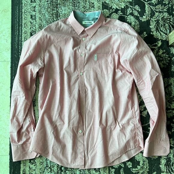 Ben Sherman size xl red button down shirt - Picture 4 of 6
